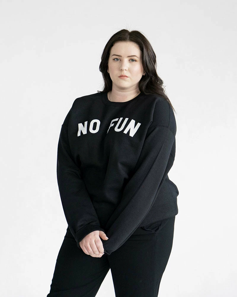 No Fun Press Graphic Tees + Long Sleeves No Fun Unisex Crewneck Sweatshirt 4 No Fun Press Graphic Tees + Long Sleeves No Fun Unisex Crewneck Sweatshirt