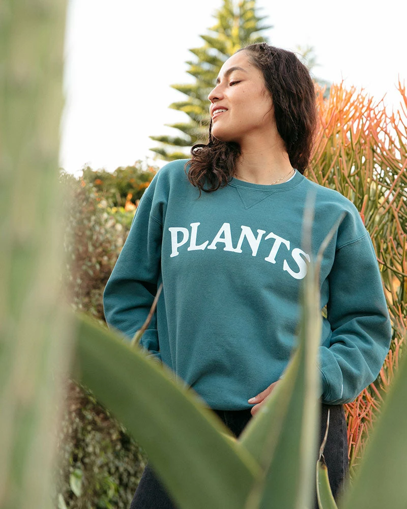 Valley Cruise Press Graphic Tees + Long Sleeves PLANTS Unisex Crewneck Sweatshirt 3 Valley Cruise Press Graphic Tees + Long Sleeves PLANTS Unisex Crewneck Sweatshirt