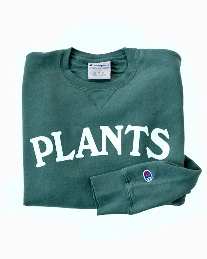 Valley Cruise Press Graphic Tees + Long Sleeves PLANTS Unisex Crewneck Sweatshirt 2 Valley Cruise Press Graphic Tees + Long Sleeves PLANTS Unisex Crewneck Sweatshirt
