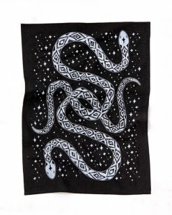 The Rise And Fall Snakes Tapestry Tea Towel