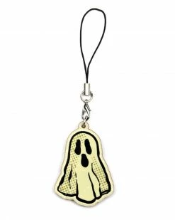 Queerly Departed Ghost Wooden Tassel Charm Accessories