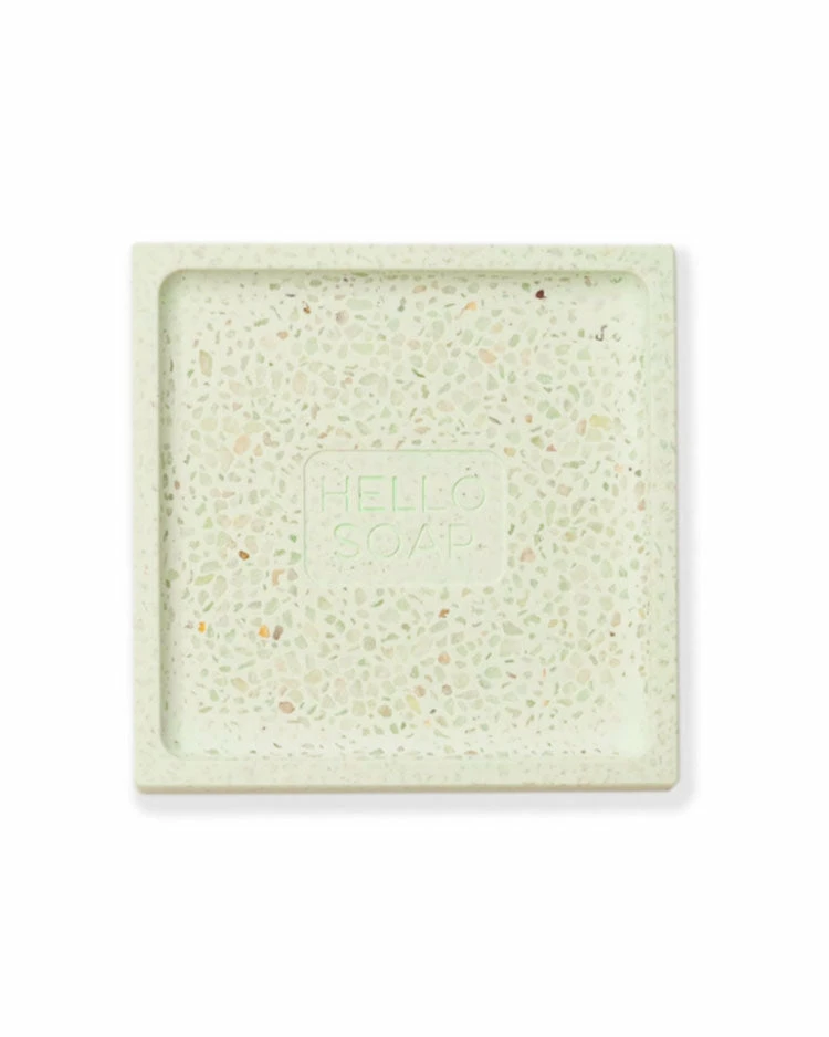 Kalastyle Home Hello Soap Diatomite Soap Dish - Green 1 Kalastyle Home Hello Soap Diatomite Soap Dish - Green