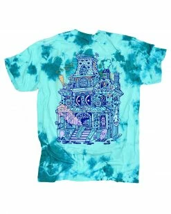 Killer Acid Spook House Unisex Tie-Dye Tee Graphic Tees + Long Sleeves