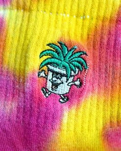 Valley Cruise Press Huggy The Houseplant Tie Dye Ankle Socks