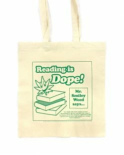 Hungry Ghost Press Bags + Pouches Reading Is Dope Tote Bag