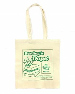 Hungry Ghost Press Bags + Pouches Reading Is Dope Tote Bag