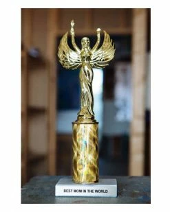 Frog And Toad Press Unique Gifts + Fun Finds Best Mom In The World Trophy