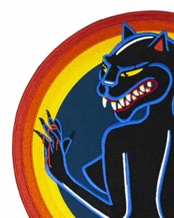 Mean Folk Chloé Kovska Black Cat Large Back Patch Pins + Patches