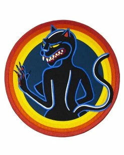 Mean Folk Chloé Kovska Black Cat Large Back Patch Pins + Patches