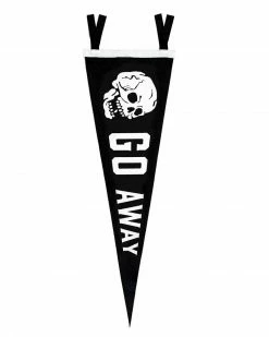 Oxford Pennant Go Away Skull Pennant Home 6 Oxford Pennant Go Away Skull Pennant Home