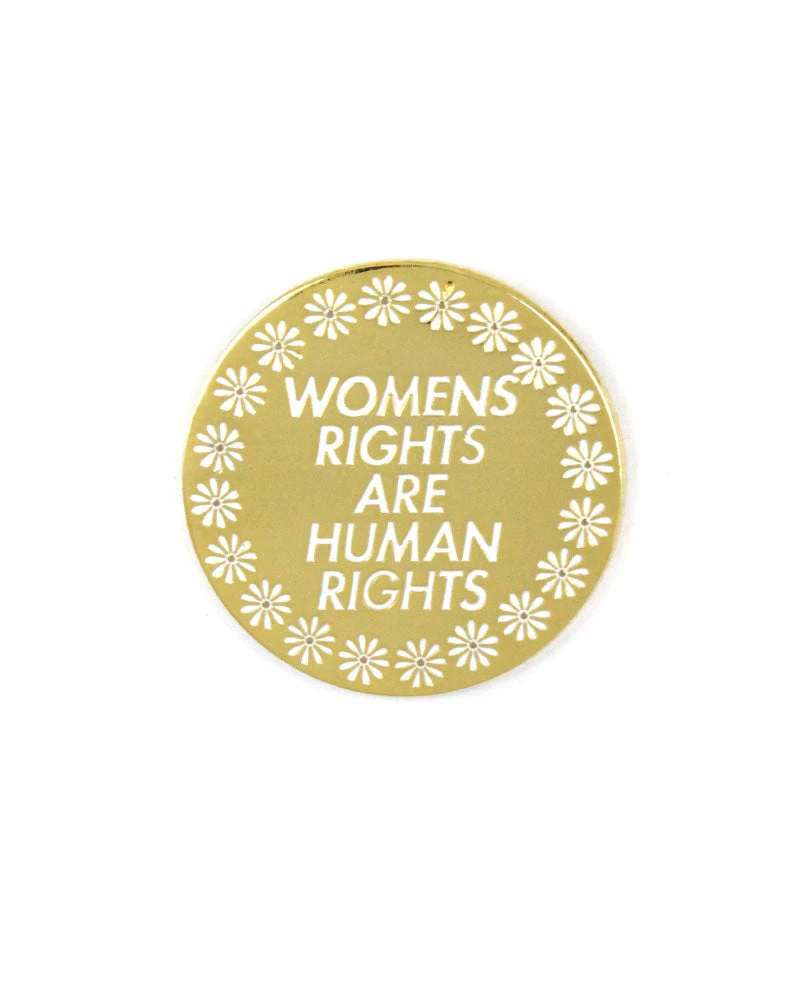 A Shop Of Things Women's Rights Are Human Rights Lapel Pin Enamel Pins + Buttons 1 A Shop Of Things Women's Rights Are Human Rights Lapel Pin Enamel Pins + Buttons