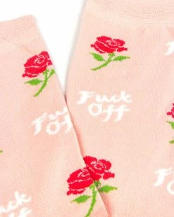 Yellow Owl Workshop Fuck Off Rose Socks
