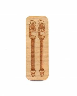 Queerly Departed Torches Wooden Pin