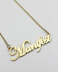 Made Au Gold Manifest Necklace