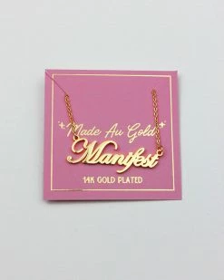 Made Au Gold Manifest Necklace