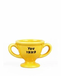 Adam J. Kurtz You Tried Mini Ceramic Trophy