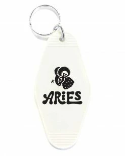 Three Potato Four Accessories Aries Zodiac Sign Keychain