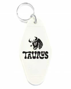 Three Potato Four Taurus Zodiac Sign Keychain Keychains + Key Blanks