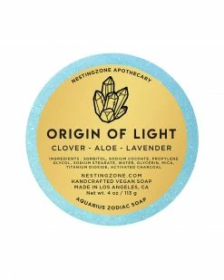Nestingzone Apothecary Origin Of Light Bar Soap (Aquarius Zodiac)