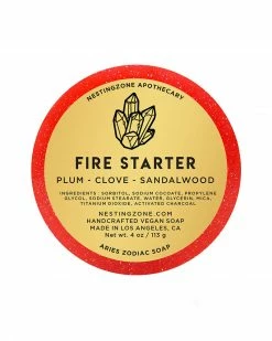 Nestingzone Apothecary Home Fire Starter Bar Soap (Aries Zodiac)