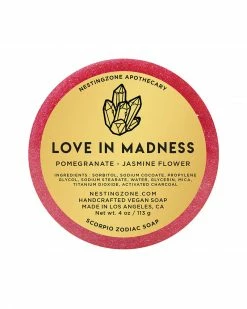 Nestingzone Apothecary Love In Madness Bar Soap (Scorpio Zodiac)